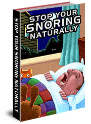 Stop Your Snoring Naturally